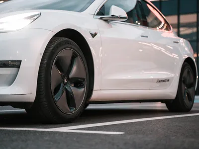 Tesla Model 3 Long Range exterior low angle